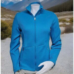Spyder Jacket Womens Sz Medium Blue Endure Full Zip Mid Weight Core Sweater